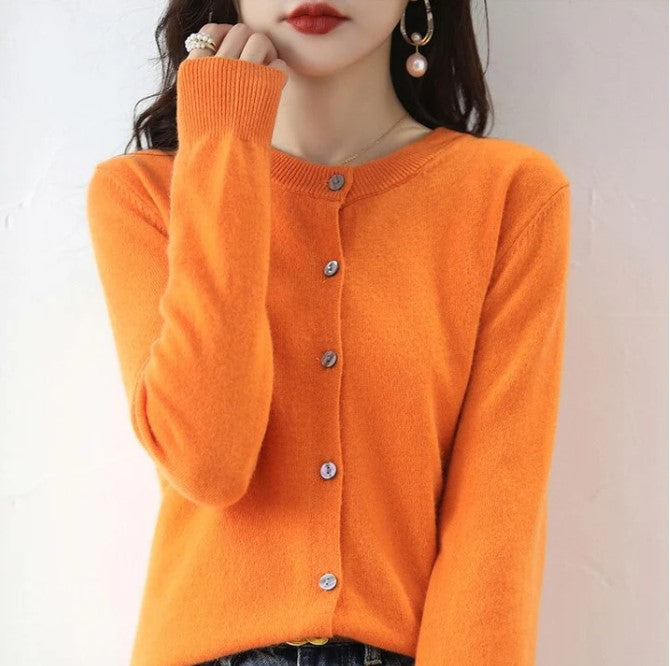 Evelyn – Dünne strickjacke für den frühling
