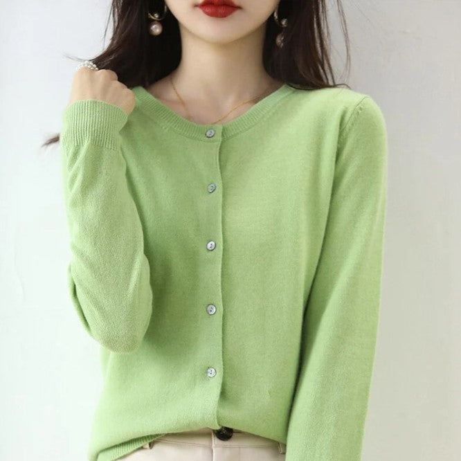 Evelyn – Dünne strickjacke für den frühling