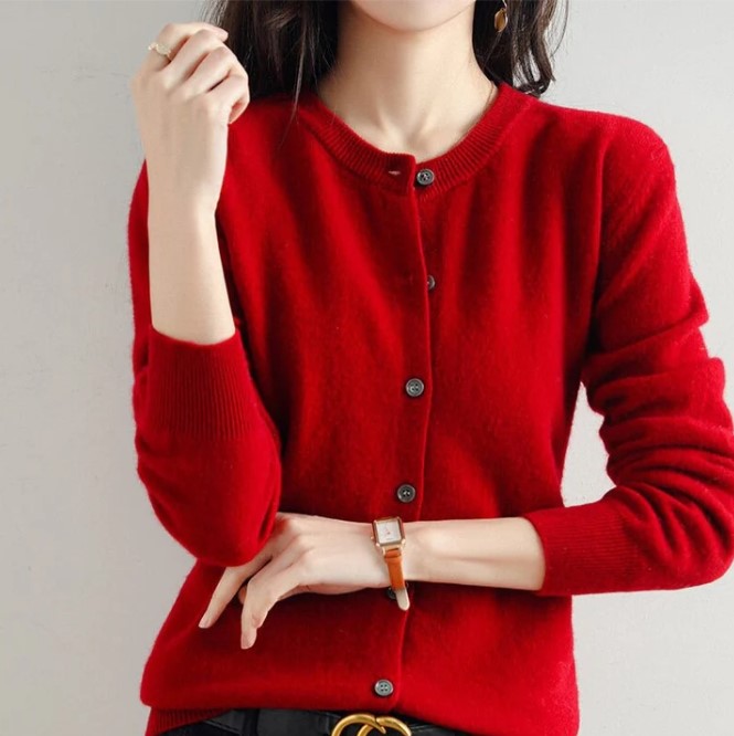 Evelyn – Dünne strickjacke für den frühling