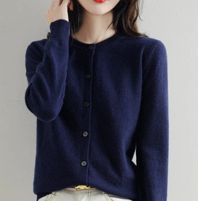 Evelyn – Dünne strickjacke für den frühling