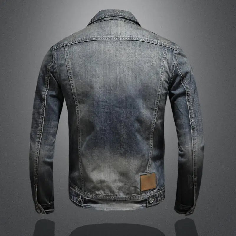 Retro-Denim-Jacke Antoine: Verleihen Sie Ihrem Look mit Vintage-Stil Eleganz!