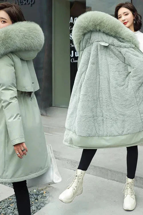 Avril – Weiche Wollplüschjacke