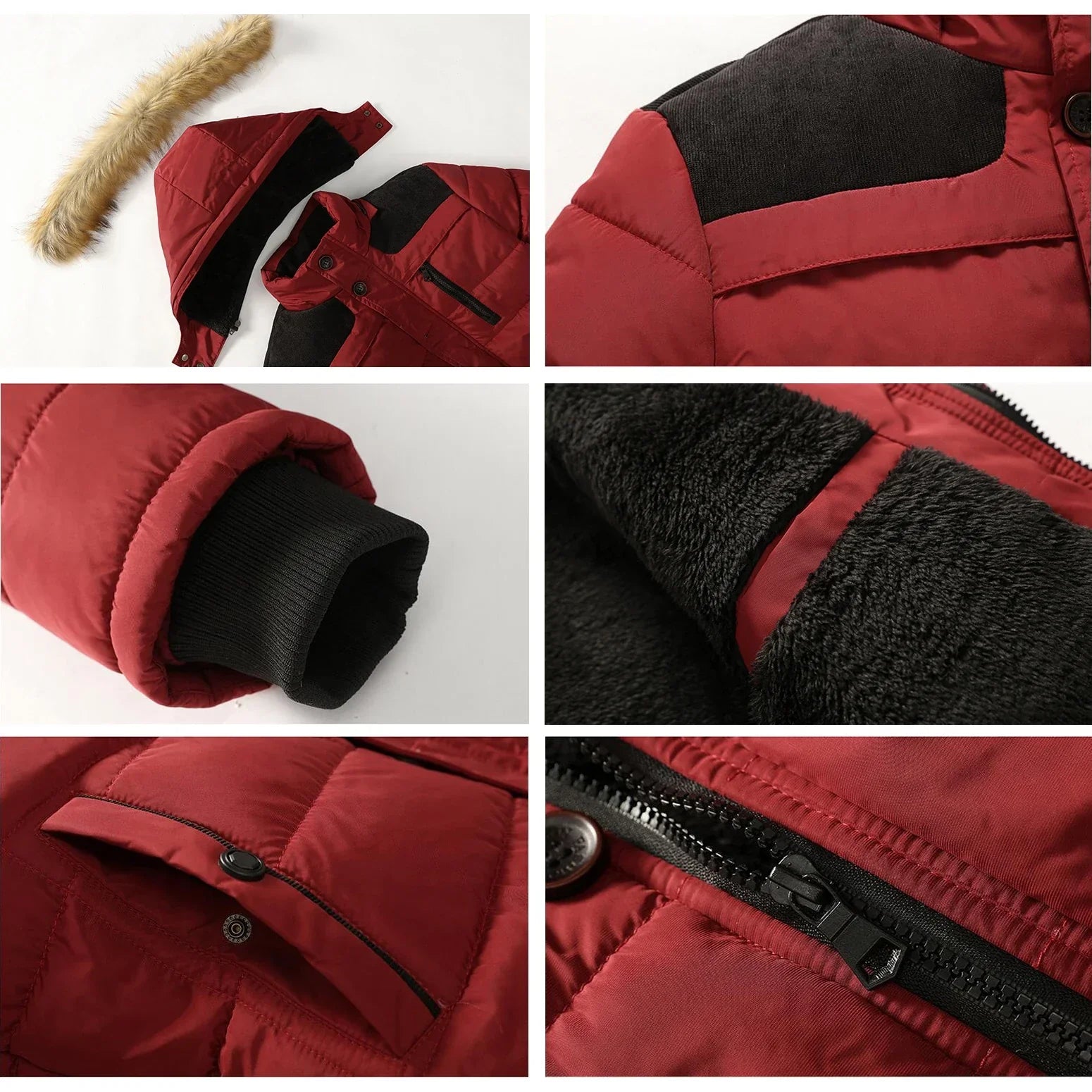 Winter-Gipfel-Parka mit Kapuze für Männer - Elmeric