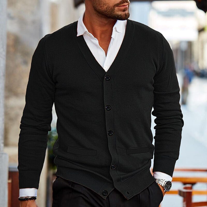 Stef Vest - Lässige Strickjacke für Männer