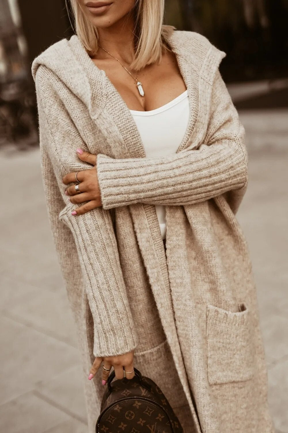 SimplyLive - Lange Strickjacke