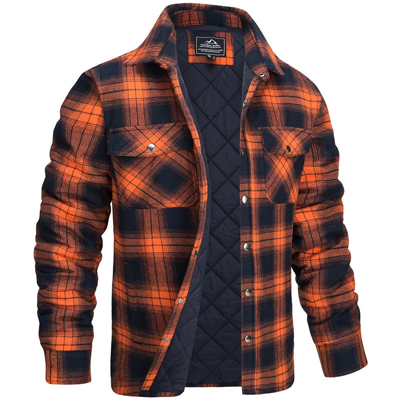 Darius - Herren Holzfällerjacke im karierten Design