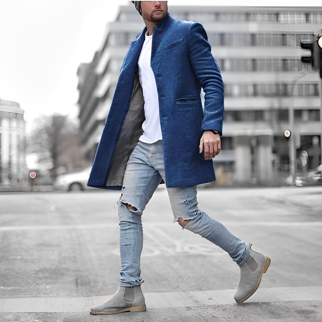 StilZeuge - Eleganter Blazermantel für Herren mit zeitlosem Charme