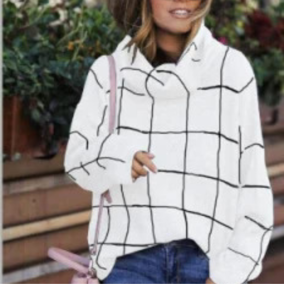 Yana | Damen Elegante Winter Pullover | Warme