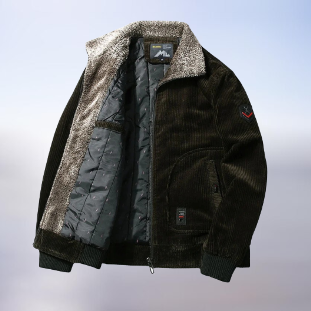 Jaxen - Ultra bequeme Winterjacke mit eleganter Samtfellkapuze