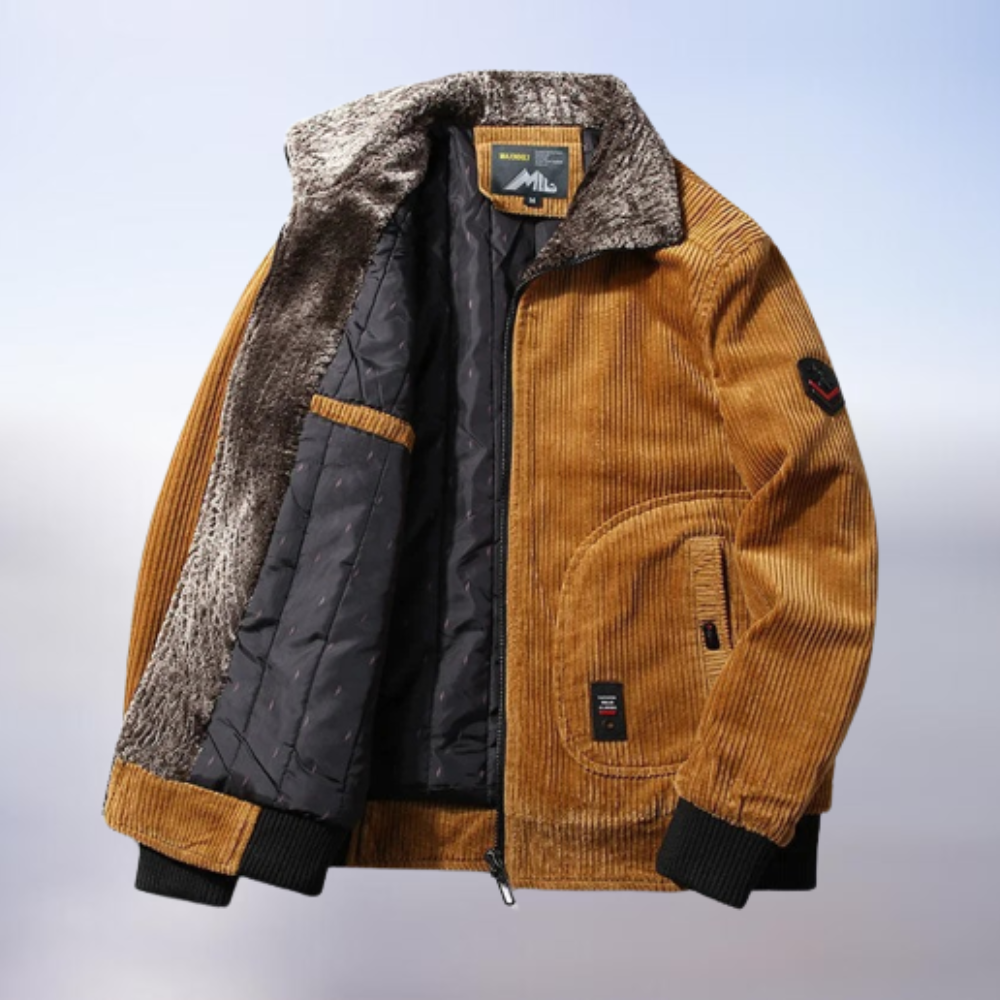 Jaxen - Ultra bequeme Winterjacke mit eleganter Samtfellkapuze