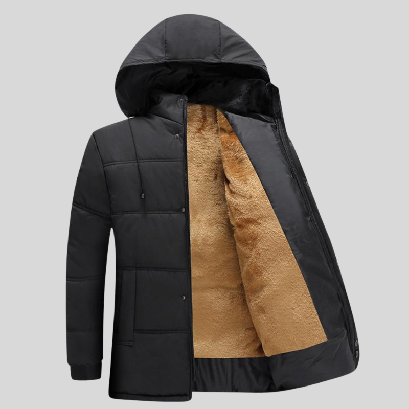 WinterGlanz - Warme Herrenjacke mit stilvollem Design, ideal für kalte Tage