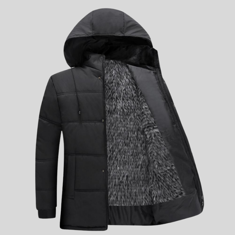 WinterGlanz - Warme Herrenjacke mit stilvollem Design, ideal für kalte Tage