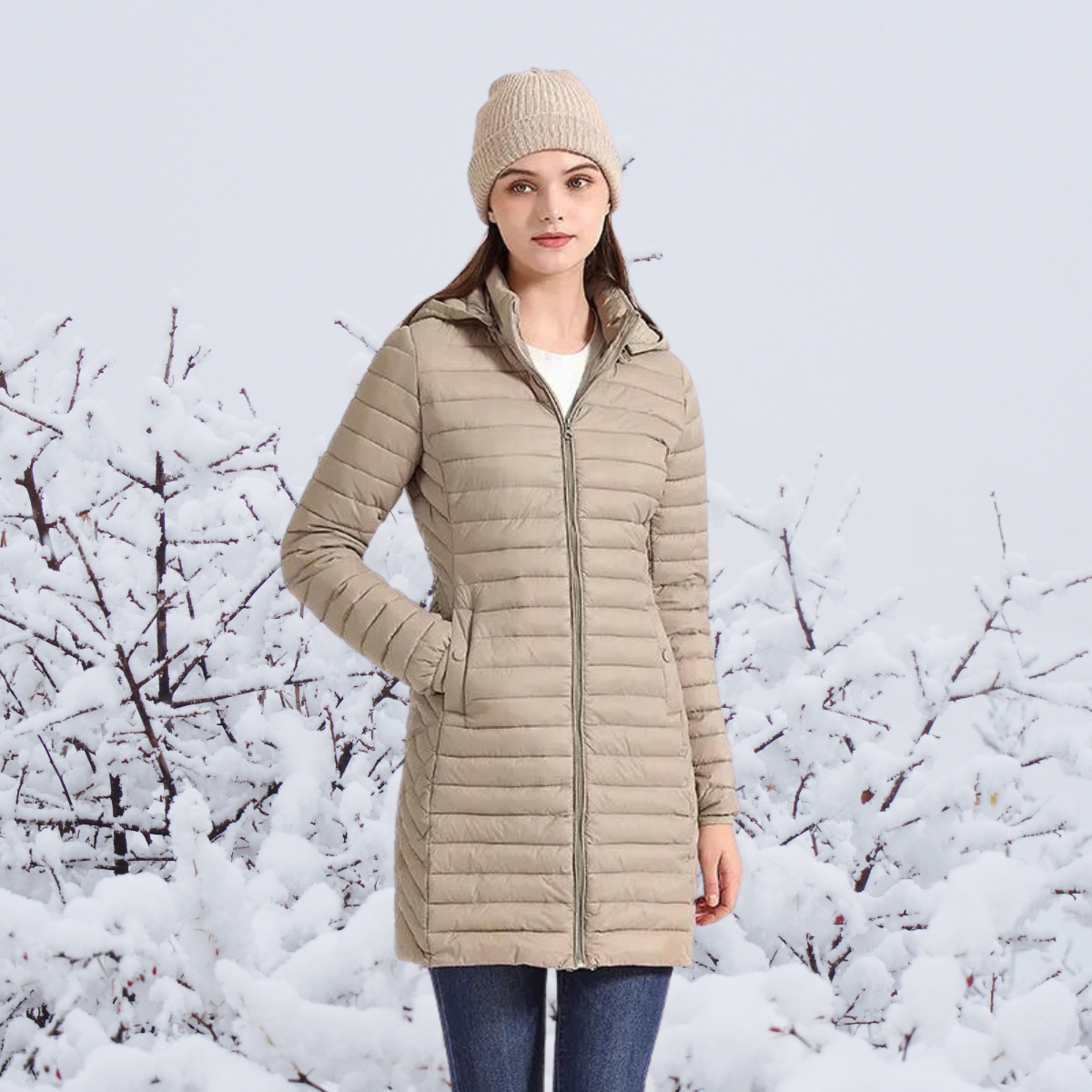 Alisz - Leichte und robuste Kapuzenjacke, ideal für warmen Komfort und einen eleganten Look
