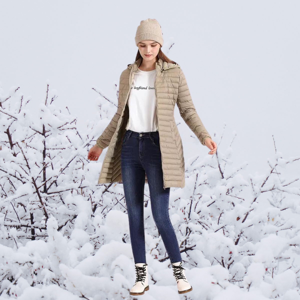 Alisz - Leichte und robuste Kapuzenjacke, ideal für warmen Komfort und einen eleganten Look