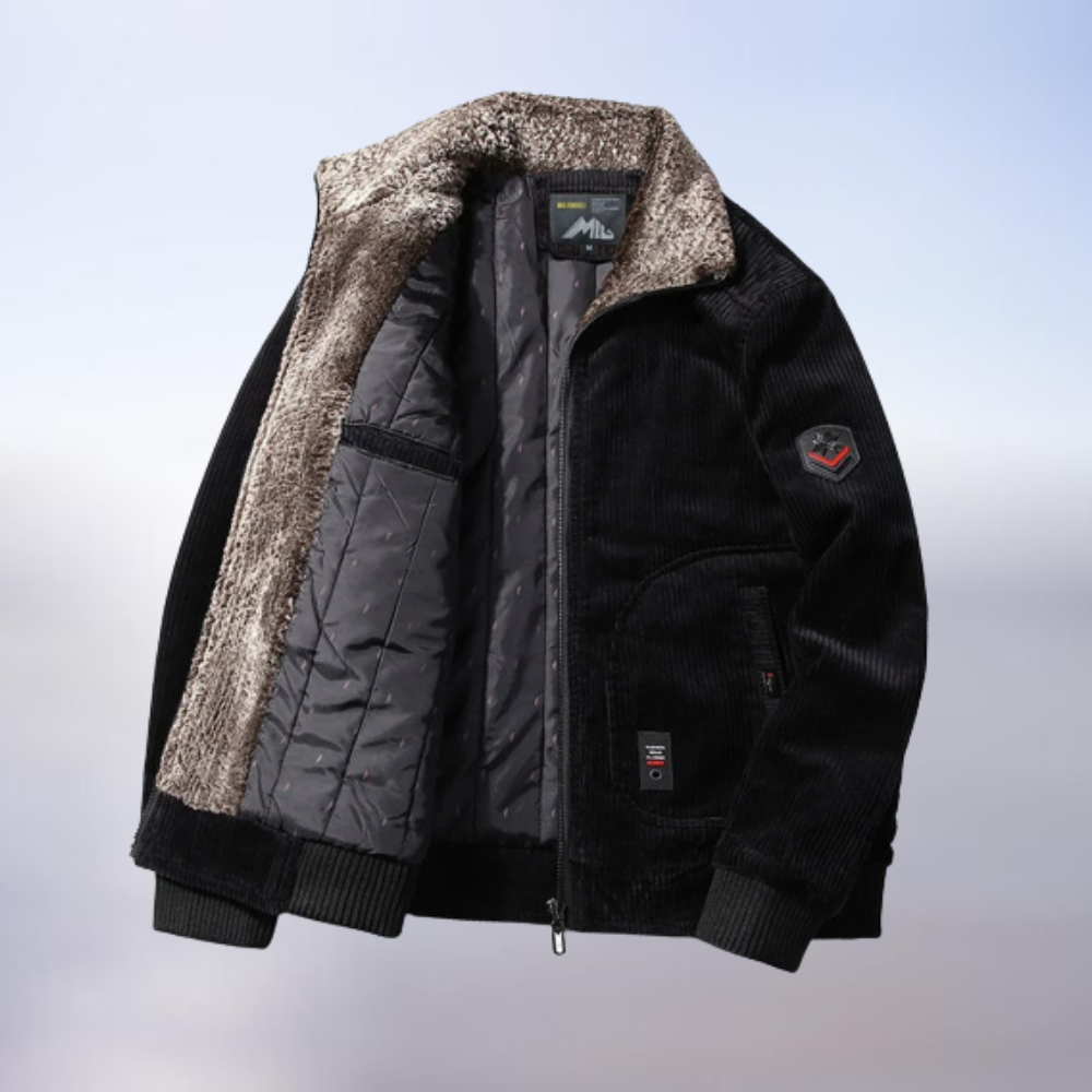 Jaxen - Ultra bequeme Winterjacke mit eleganter Samtfellkapuze
