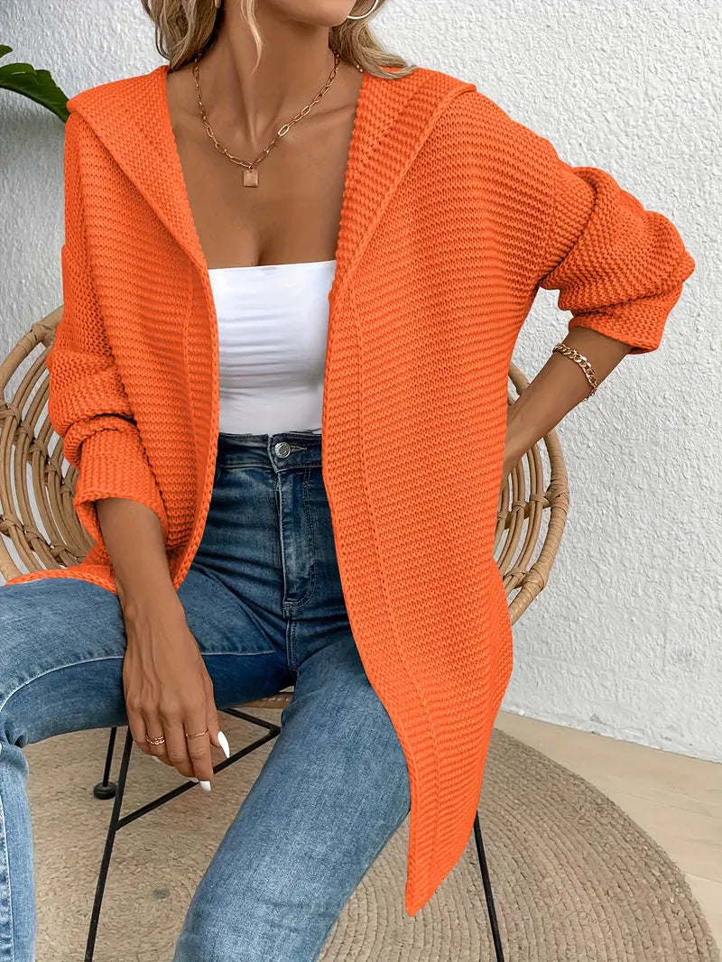Izzy - Strickjacke mit Kapuze