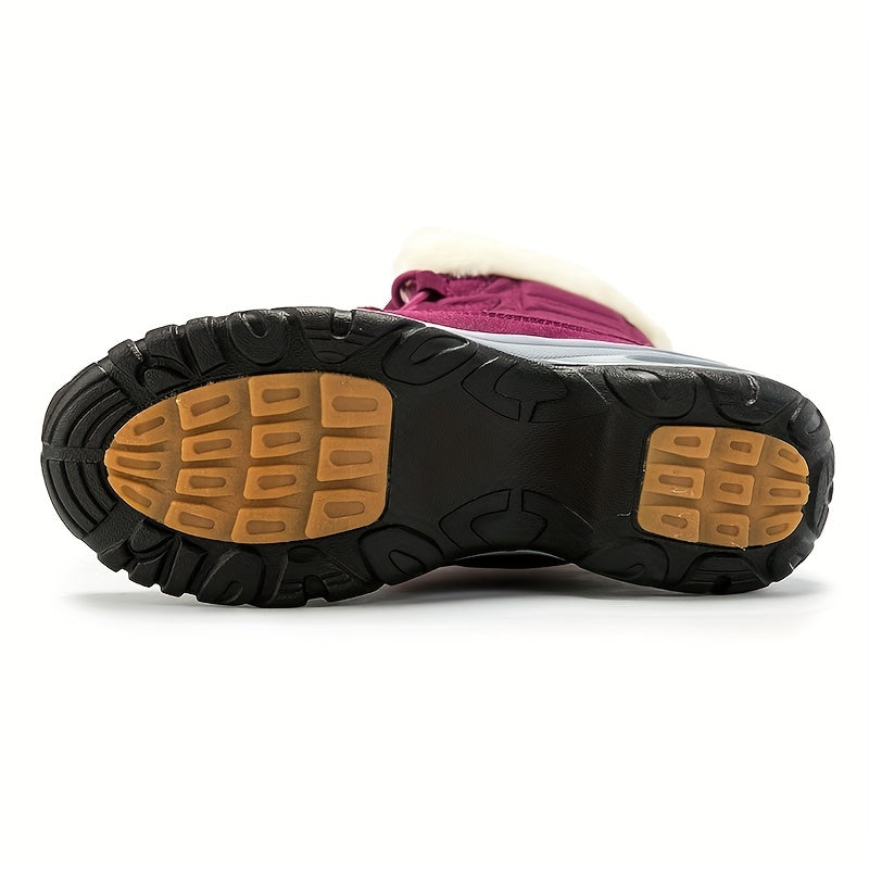 Schnürbare Thermo-Schneestiefel für Damen