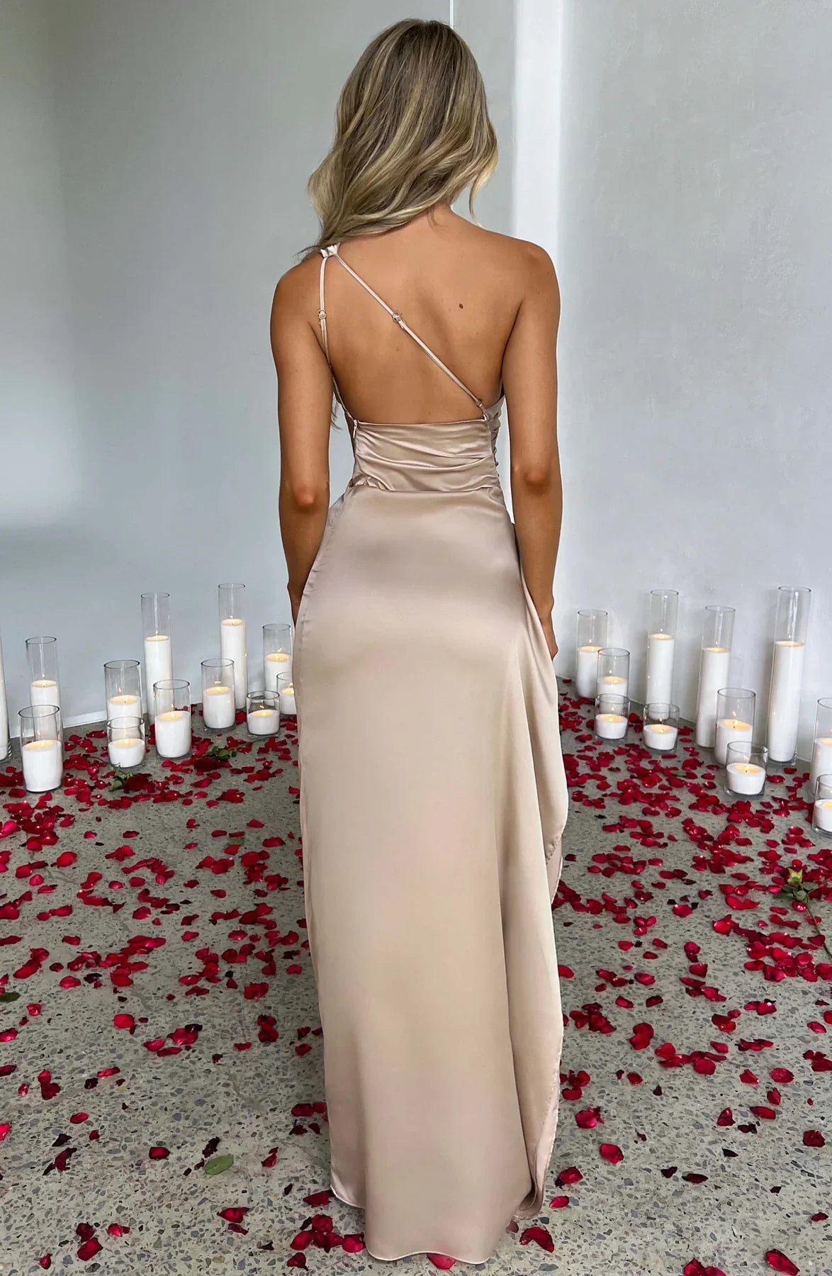 Tessa | Satin Kleid
