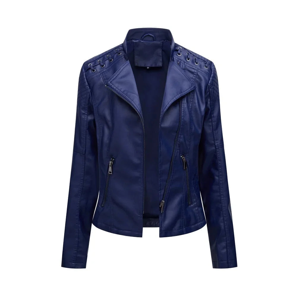 SpringLeder – Frauen-Lederjacke für den Frühling