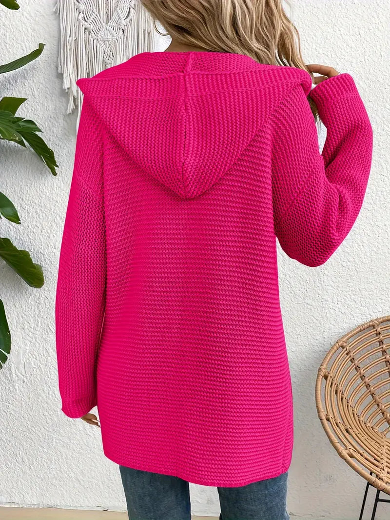 Izzy - Strickjacke mit Kapuze