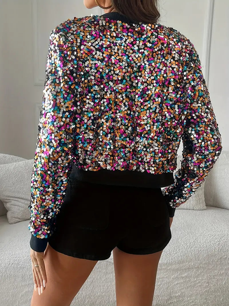 Xara – Bomberjacke mit Pailletten