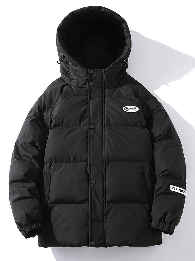 James - Schwarze Steppjacke
