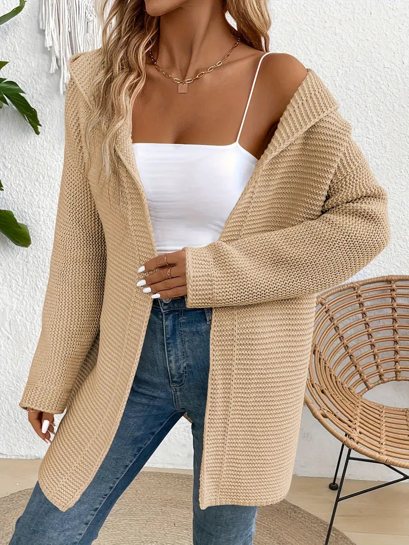 Izzy - Strickjacke mit Kapuze