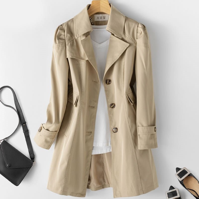 Daniela - Stilvoller Trenchcoat mit Doppelknopfleiste
