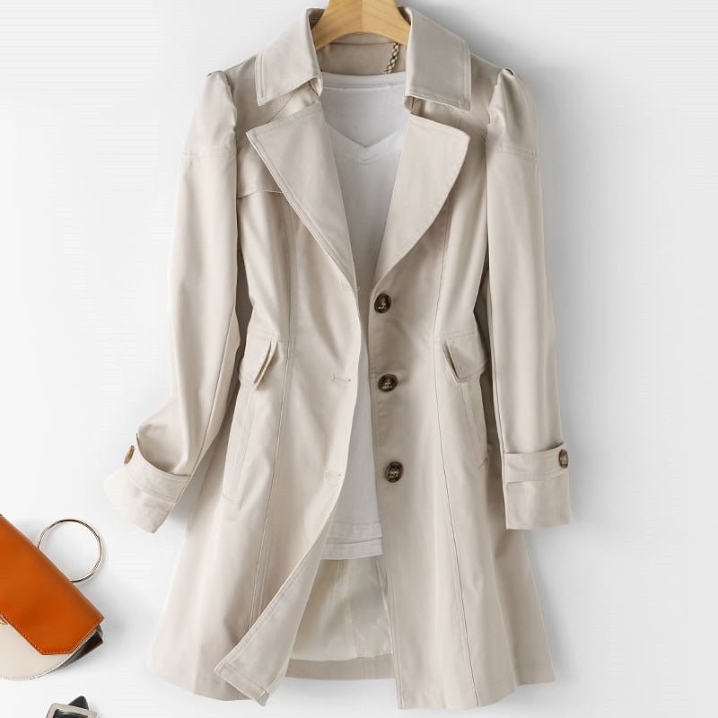 Daniela - Stilvoller Trenchcoat mit Doppelknopfleiste