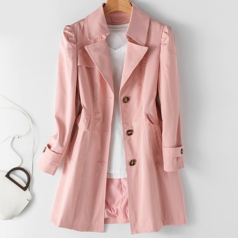 Daniela - Stilvoller Trenchcoat mit Doppelknopfleiste