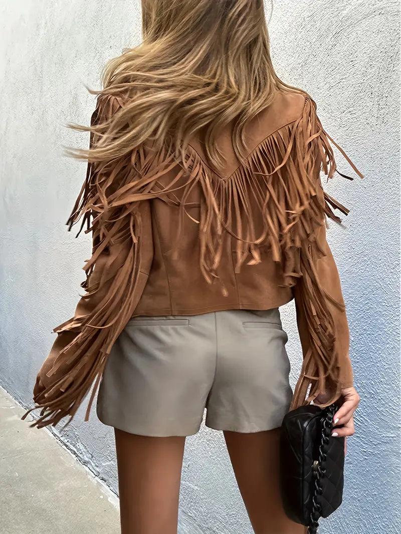 Helga – Stilvolle Jacke mit offener Vorderseite