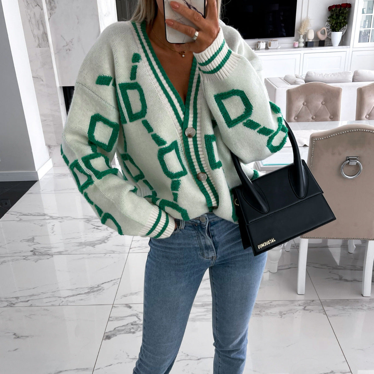 Mina - Damen Strickjacke
