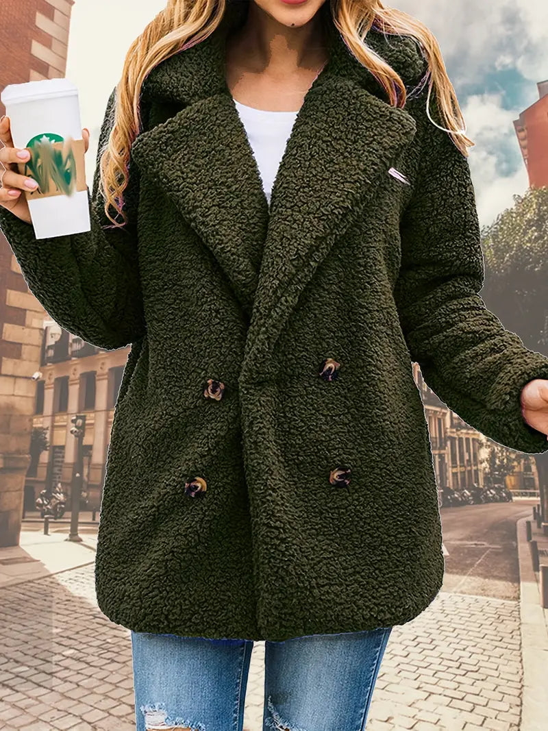 Noriel - Gestrickte Plüschjacke