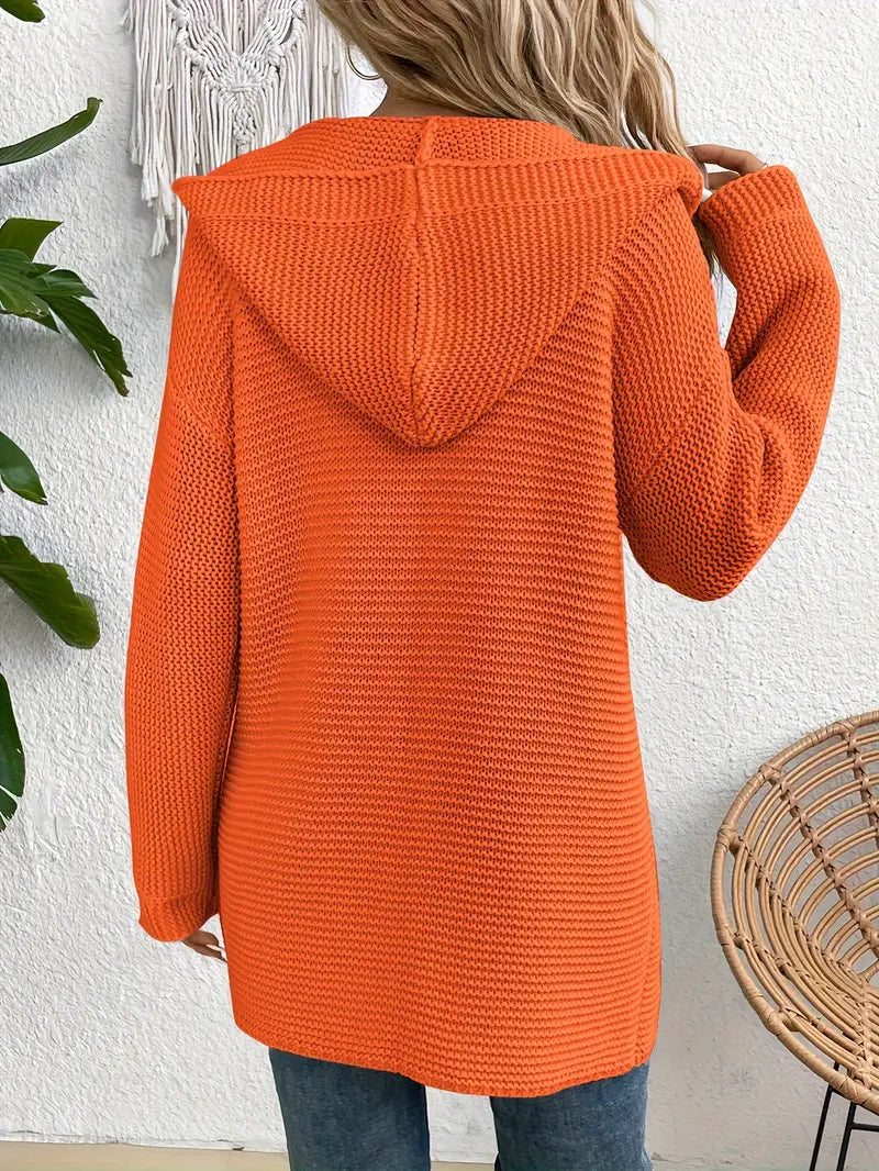 Izzy - Strickjacke mit Kapuze