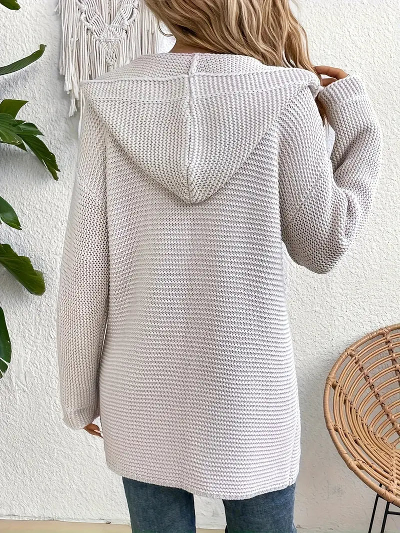 Izzy - Strickjacke mit Kapuze