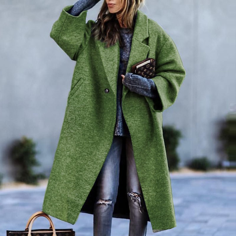 WollWunder – Eleganter Wollmantel mit edlem Design und wohliger Wärme