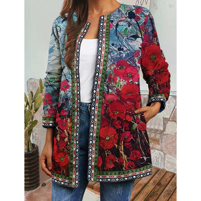 FloralStyle – Jacke mit Blumenmuster