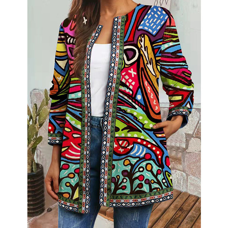 FloralStyle – Jacke mit Blumenmuster