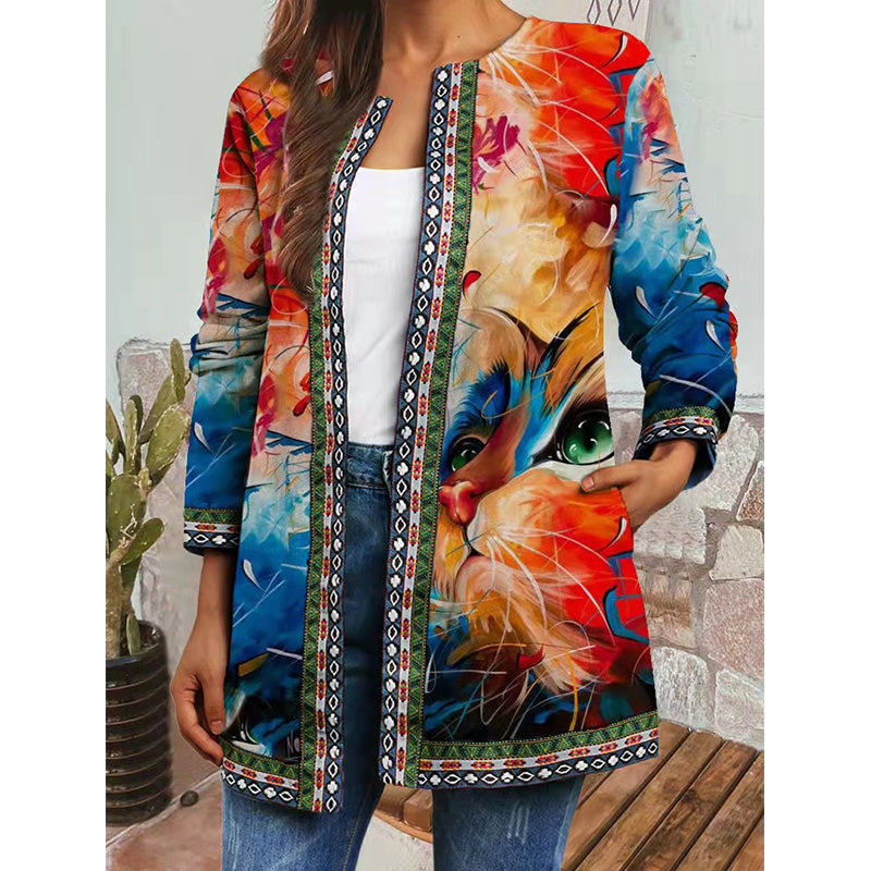 FloralStyle – Jacke mit Blumenmuster