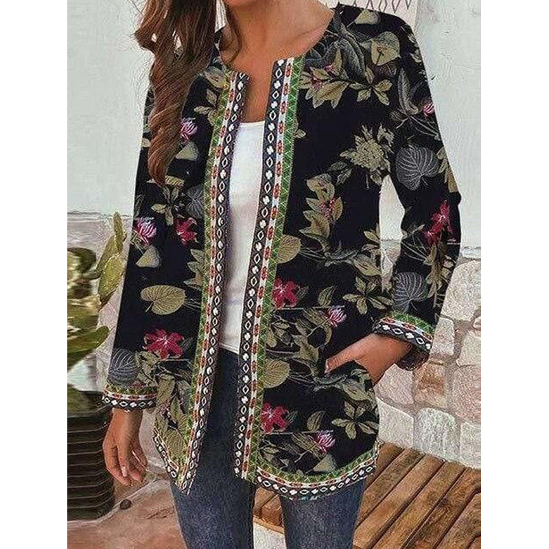 FloralStyle – Jacke mit Blumenmuster