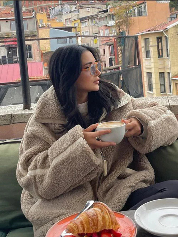 LambSoft – Kuschelige Lammwolljacke für Damen