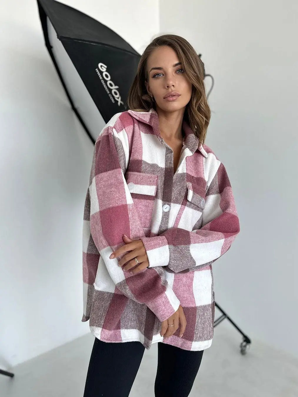 HerbstKaro – Damen Herbst Karo-Jacke