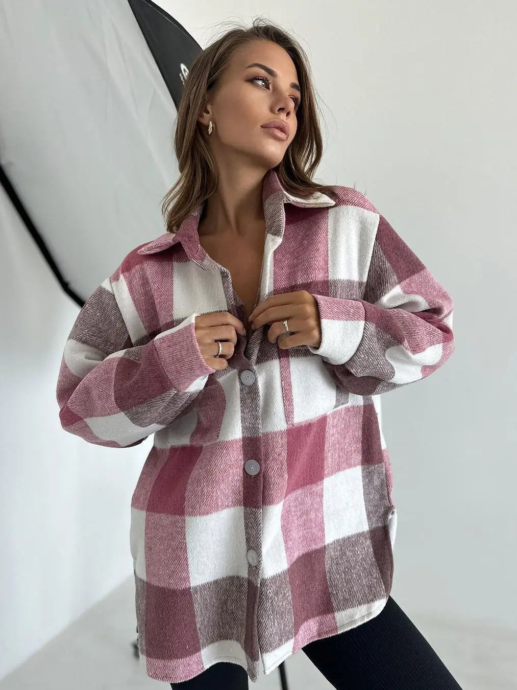 HerbstKaro – Damen Herbst Karo-Jacke