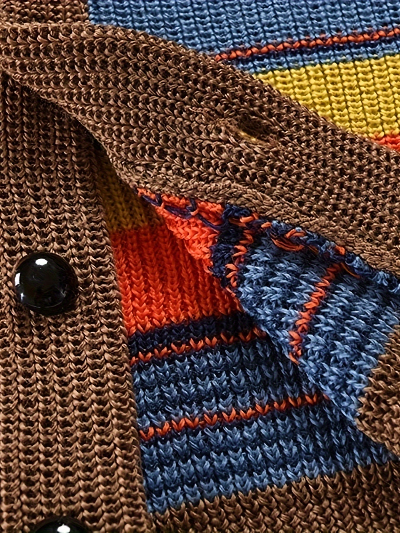 StreifenStrick – Strickjacke mit bunten Streifen
