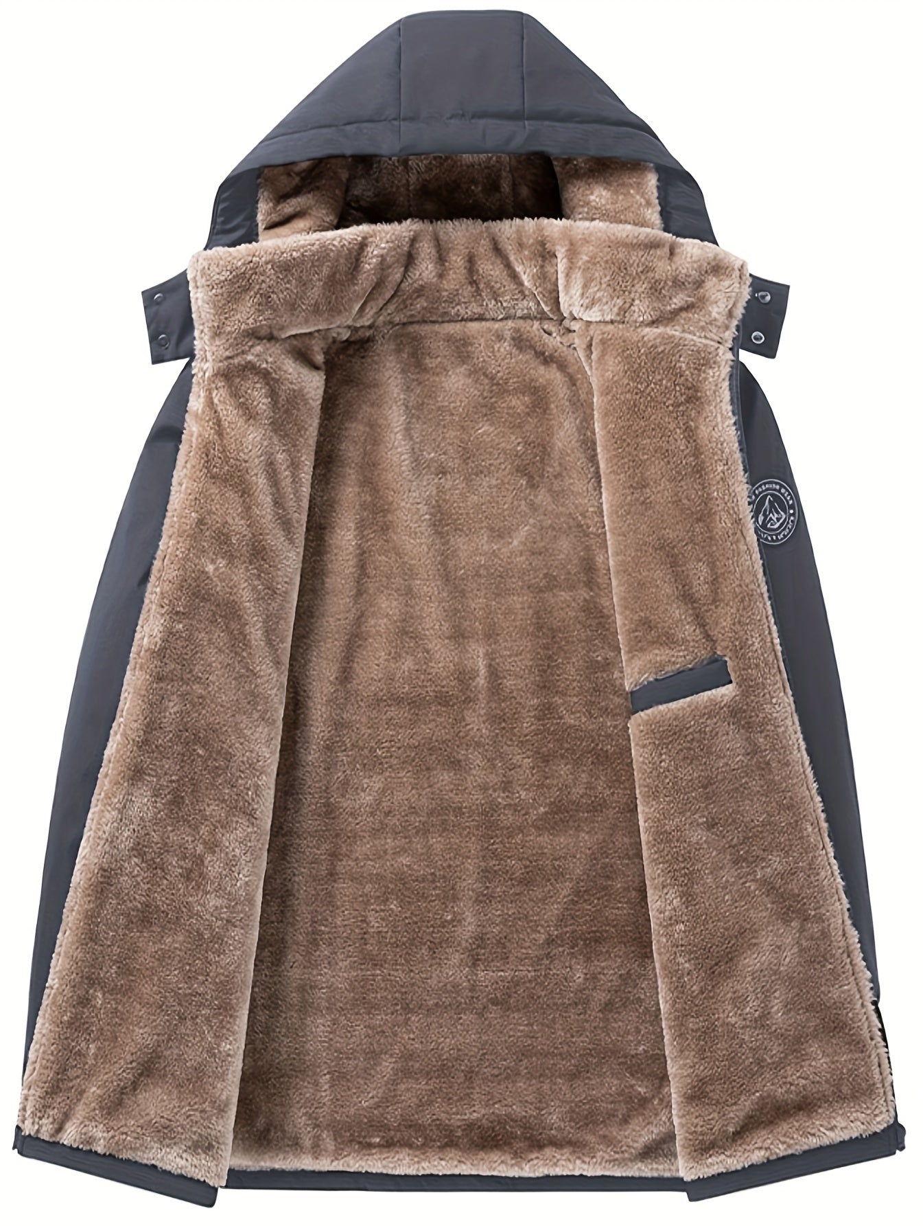 WarmFleece – Herren Fleecejacke mit Kapuze für Herbst und Winter