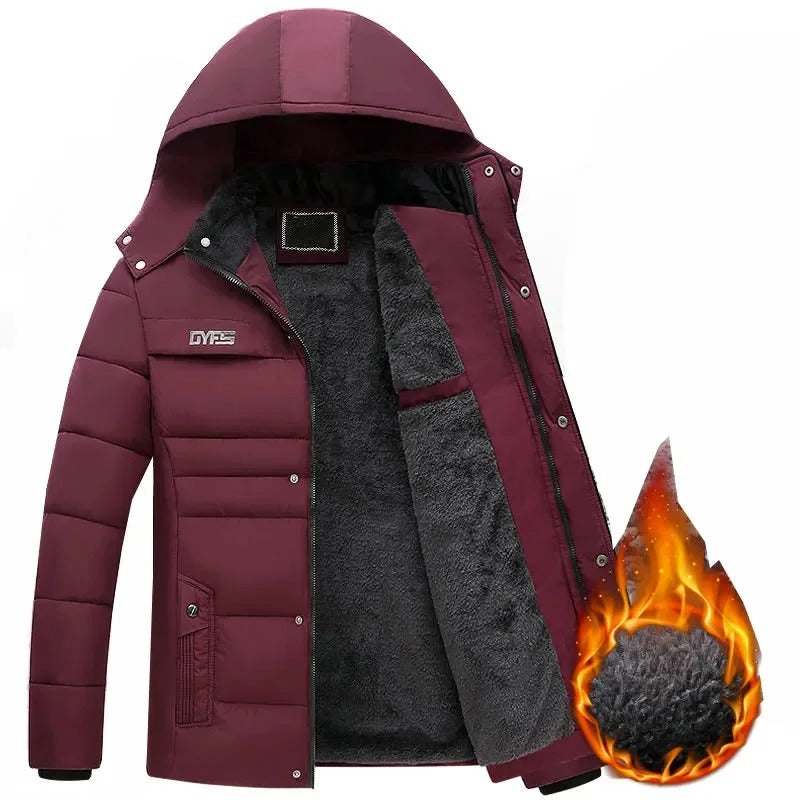 Raptor - Die ultimative Fleecejacke, winddicht und ultra warm mit integrierter Kapuze