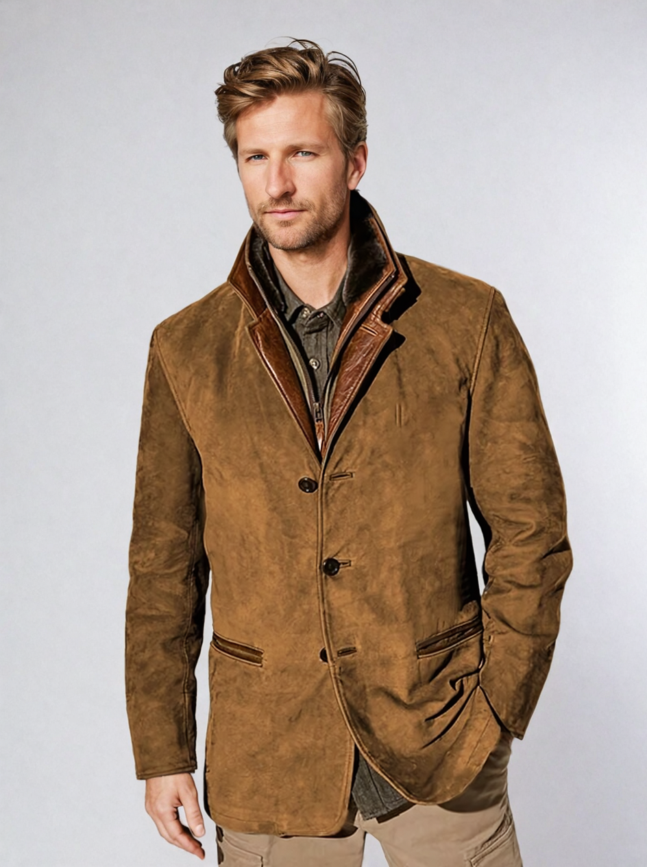 Elegante Vintage-Jacke für Herren - Modell Collin