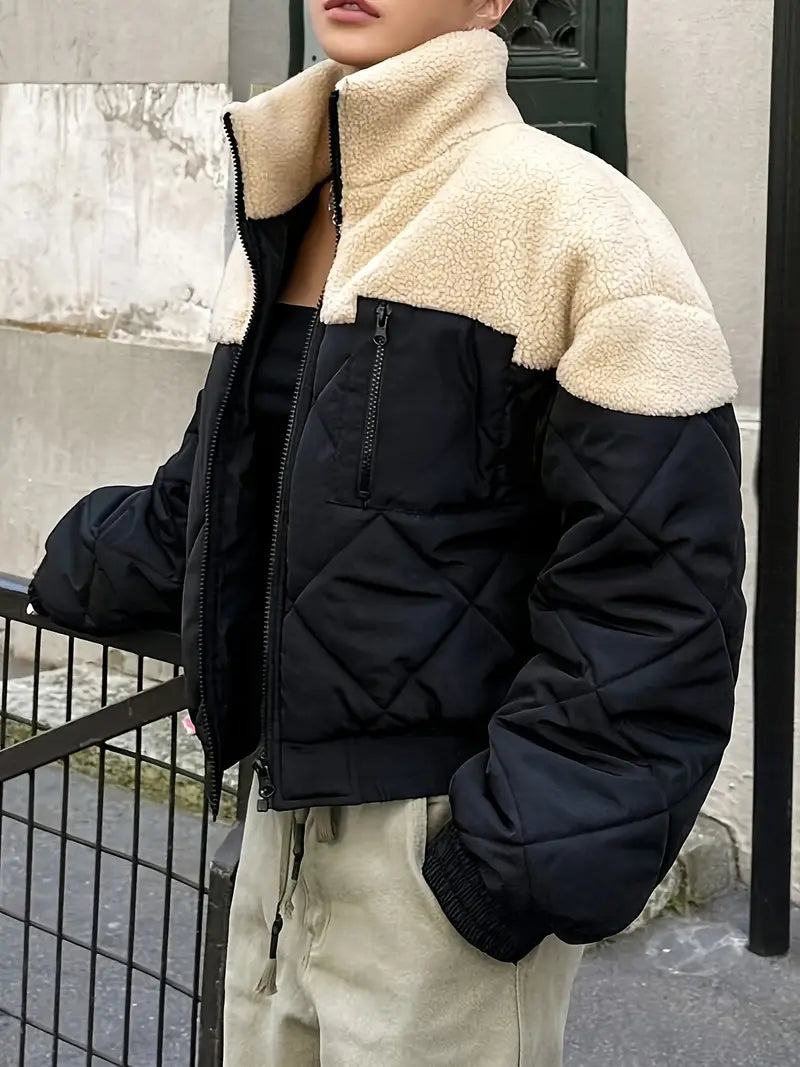 Loriset - Weiche, gesteppte Jacke mit Reißverschluss