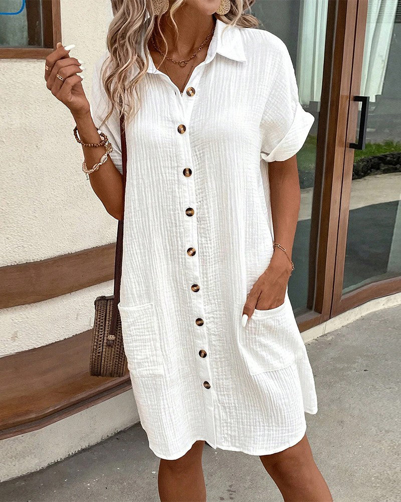 Rita | Bequemes Poloshirt-Kleid