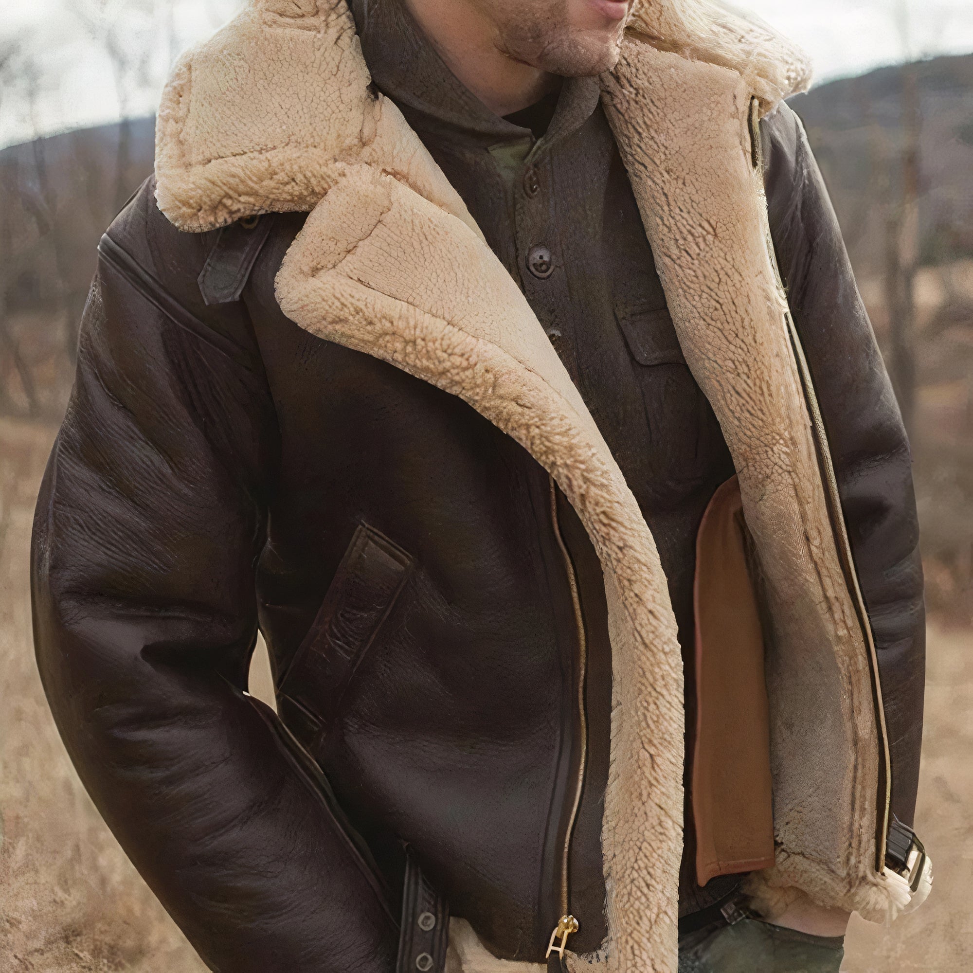 WinterLeather – Modische Winterlederjacke für Herren